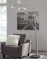 Ashley Express - Winter Metal Arc Lamp (1/CN)