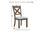 Ashley Express - Moriville Dining UPH Side Chair (2/CN)