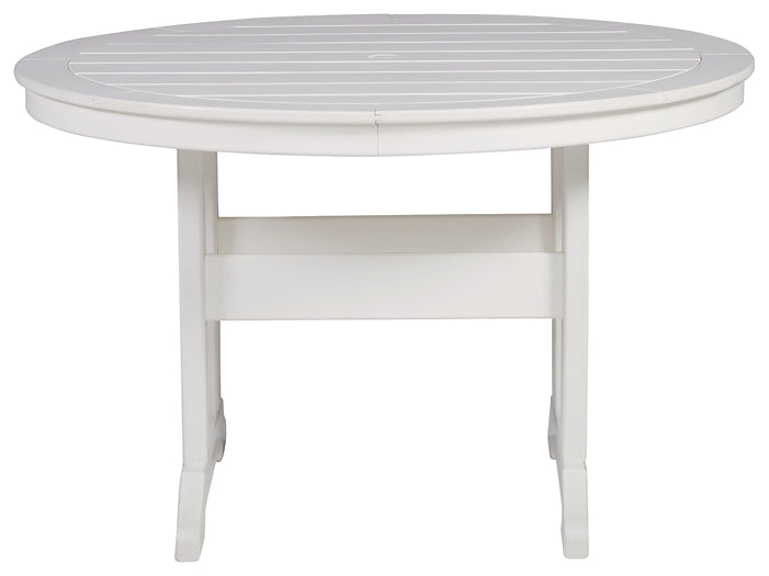 Ashley Express - Crescent Luxe Round Dining Table w/UMB OPT