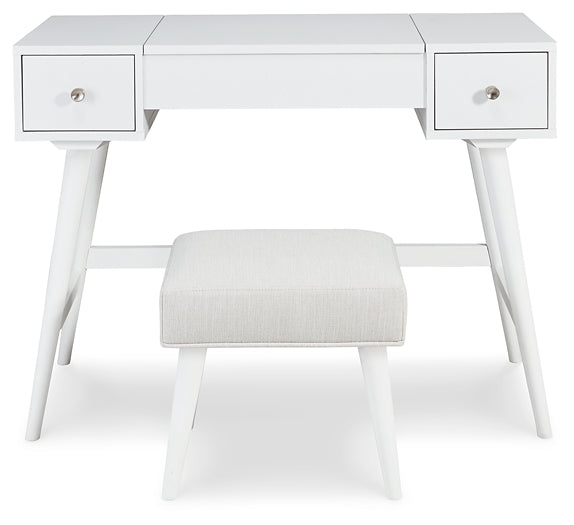 Ashley Express - Thadamere Vanity/UPH Stool (2/CN)