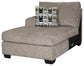 Ballinasloe 3-Piece Sectional with Ottoman