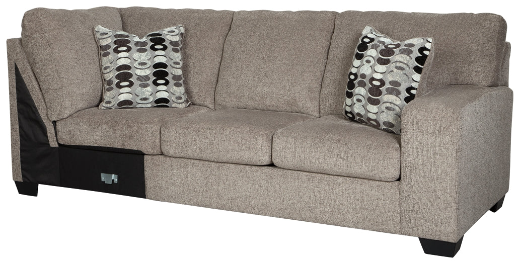 Ballinasloe 3-Piece Sectional with Ottoman