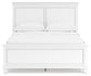 Fortman Queen Panel Bed with Mirrored Dresser, Chest and 2 Nightstands