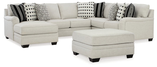 Huntsworth 4-Piece Sectional with Ottoman