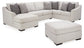 Koralynn 3-Piece Sectional with Ottoman