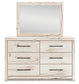 Lawroy Full Panel Storage Bed with Mirrored Dresser