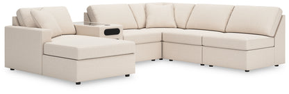 Modmax 6-Piece Sectional with Chaise and Audio Console