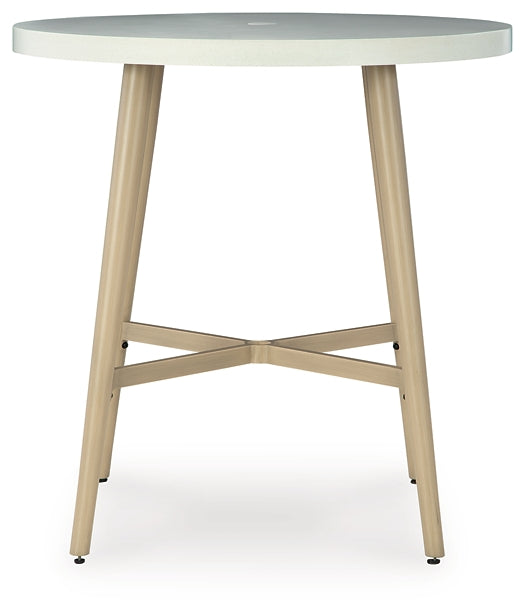 Seton Creek Round Bar Table w/UMB OPT