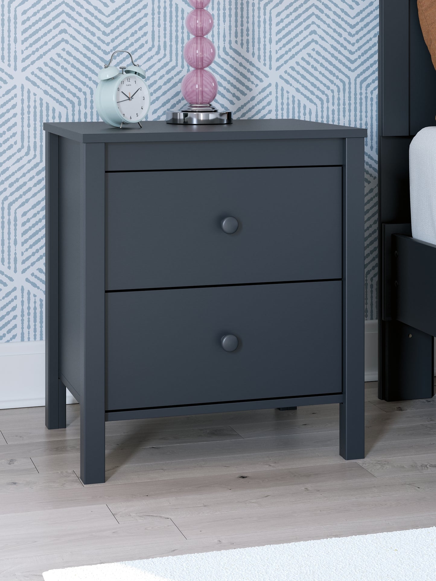 Ashley Express - Simmenfort Twin Panel Headboard with Nightstand