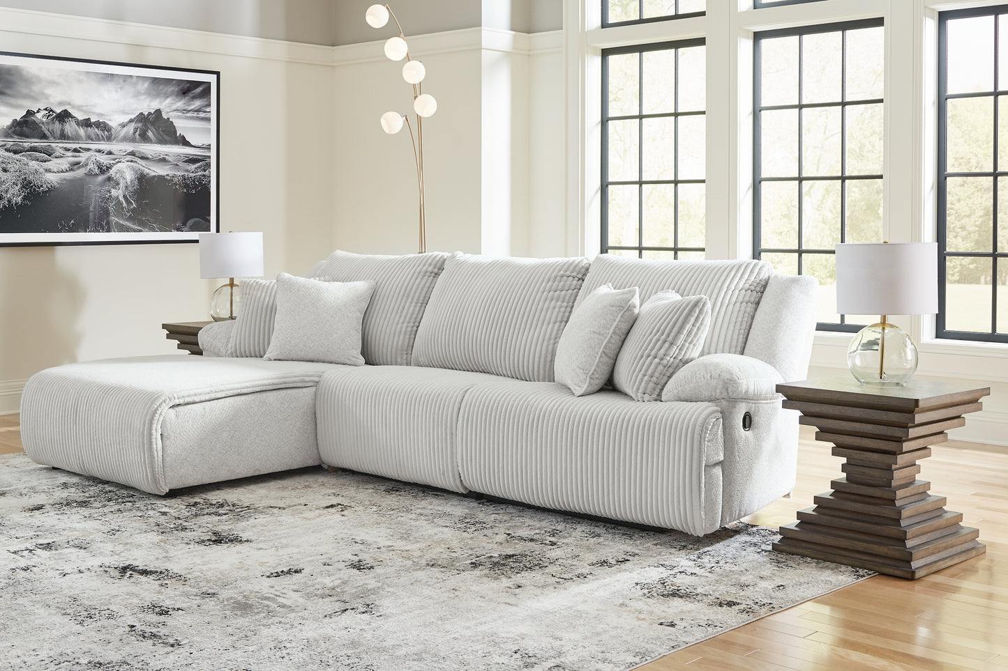 Top Tier 3-Piece Sectional Sofa Chaise